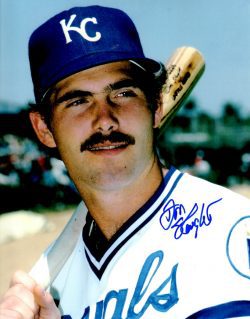 AUTOGRAPHED DON SLAUGHT 8X10 photo KC Royals
