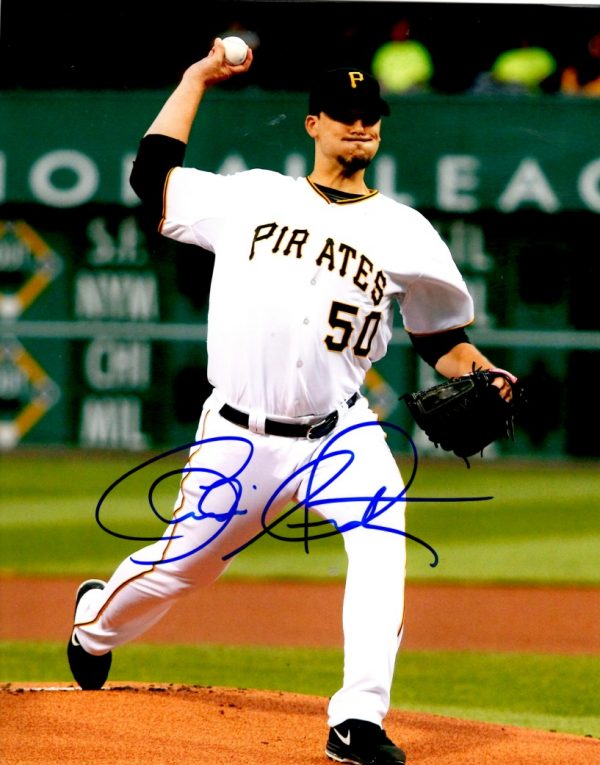 Autographed CHARLES MORTON 8X10 Photo Pittsburgh Pirates