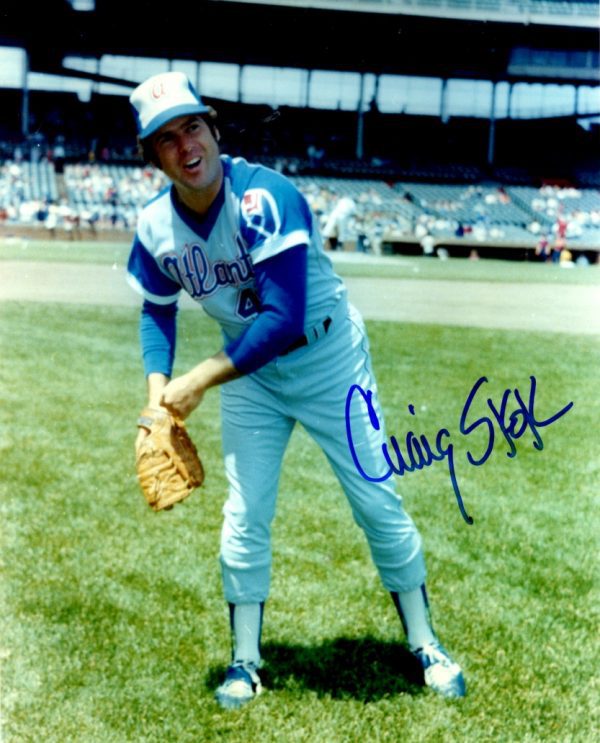 AUTOGRAPHED CRAIG SKOK 8X10 Atlanta Braves photo