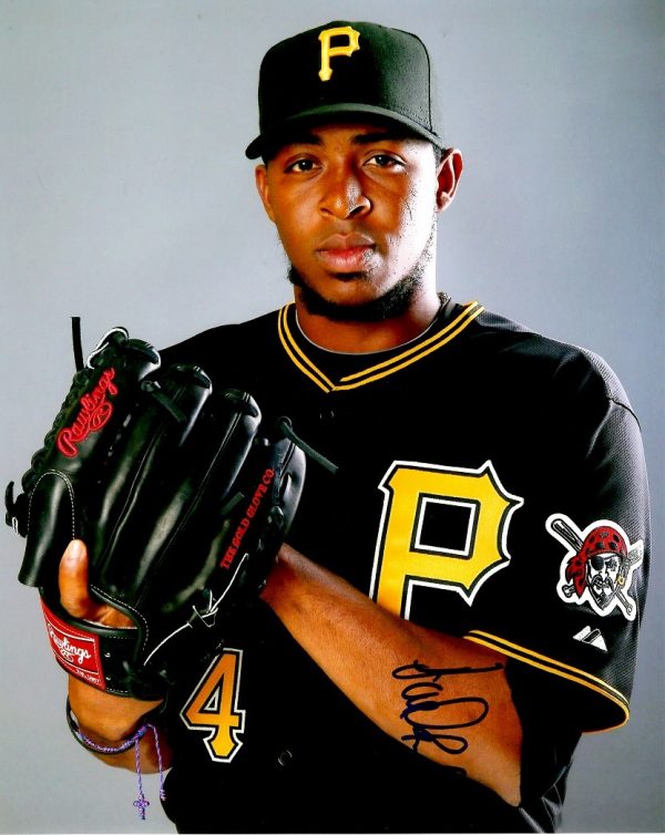 Autographed JOELY RODRIGUEZ 8X10 Pittsburgh Pirates Photo