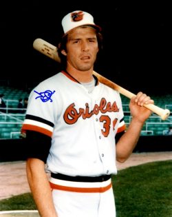 AUTOGRAPHED LARRY HARLOW 8X10 photo  Baltimore Orioles