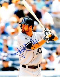 AUTOGRAPHED JORDAN DANKS 8X10 Chicago White Sox Photo