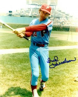 AUTOGRAPHED BUD HARRELSON 8x10 Philadelphia Phillies Photo