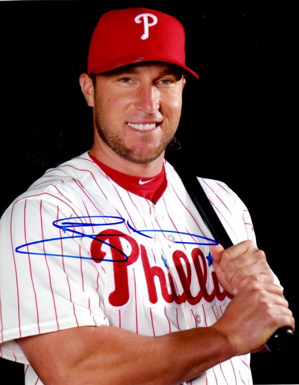AUTOGRAPHED LAYNCE NIX Philadelphia Phillies Photo