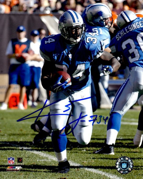Autographed KEVIN JONES photo - DETROIT LIONS