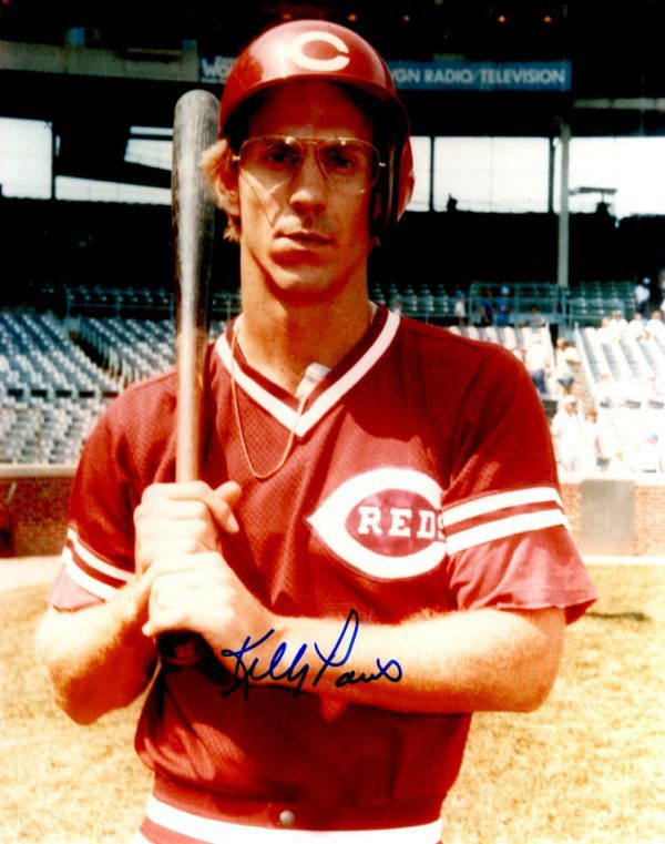 AUTOGRAPHED KELLY PARIS 8X10 photo  Cincinnati Reds