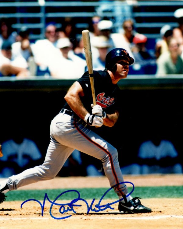 AUTOGRAPHED MATT NOKES 8X10 Baltimore Orioles Photo
