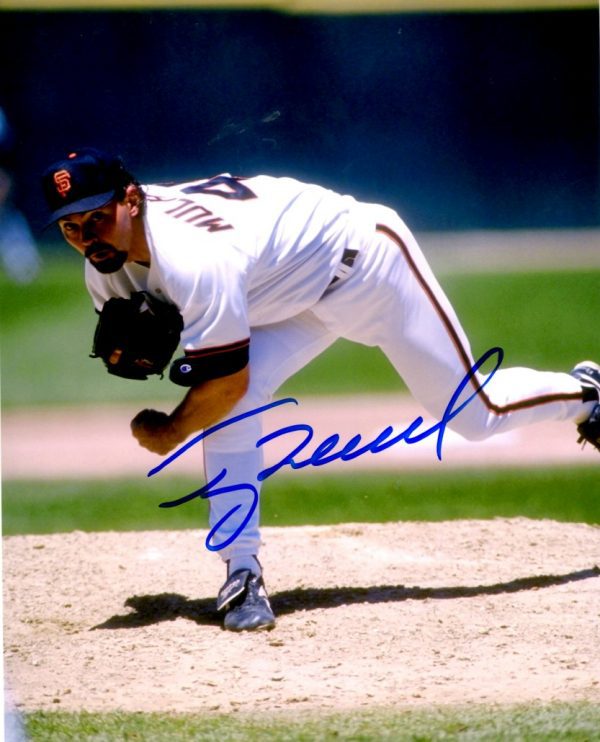 AUTOGRAPHED TERRY MULHOLLAND 8X10 San Francisco Giants Photo