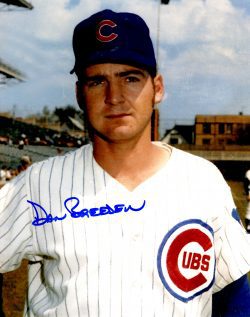 AUTOGRAPHED DAN BREEDEN 8X10 Chicago Cubs Photo