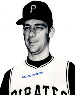 Autographed CHUCK HARTENSTEIN 8X10 Photo - Pittsburgh Pirates