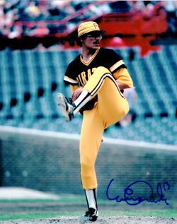 Autographed ERNIE CAMACHO 8X10 Photo - Pittsburgh Pirates