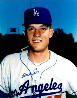 AUTOGRAPHED PETE RICHERT 8x10 Los Angeles Dodgers photo
