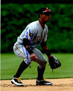Autographed RONNY CEDENO 8X10 Photo Pittsburgh Pirates