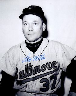 AUTOGRAPHED STU MILLER 8X10 photo  Baltimore Orioles