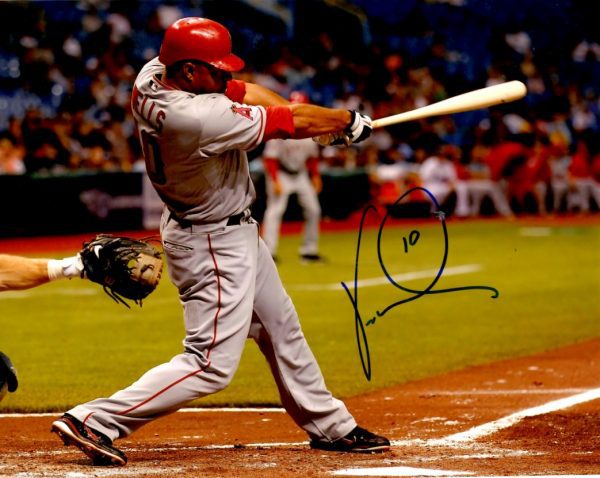 AUTOGRAPHED VERNON WELLS 8X10 Angels Photo