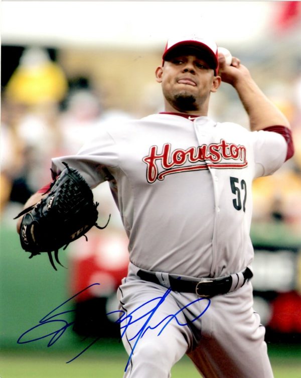 AUTOGRAPHED SERGIO ESCALONA 8X10 Houston Astros Photo