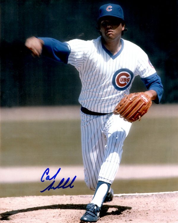AUTOGRAPHED CALVIN SCHIRALDI 8X10 Chicago Cubs Photo
