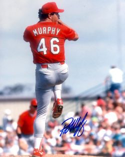AUTOGRAPHED ROB MURPHY 8X10 St. Louis Cardinals photo