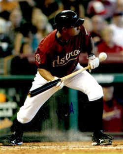 AUTOGRAPHED ANGEL SANCHEZ 8X10 Houston Astros Photo