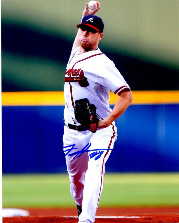 AUTOGRAPHED TOMMY HANSON 8X10 Atlanta Braves photo