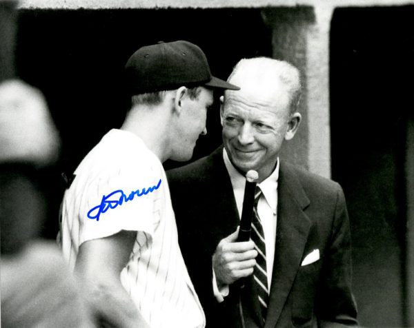 AUTOGRAPHED IRV NOREN 8X10 NEW YORK YANKEES photo