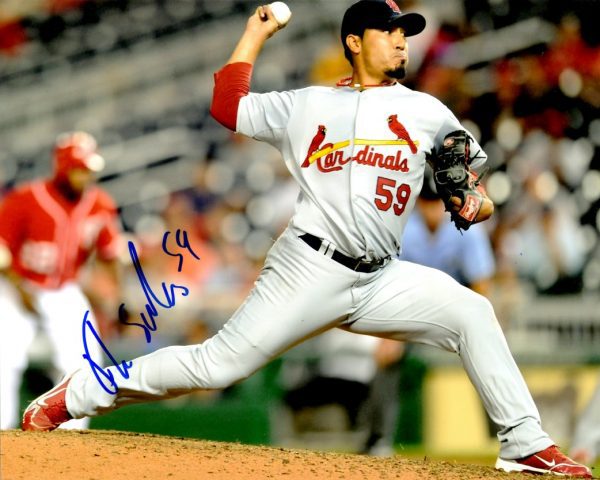 AUTOGRAPHED FERNANDO SALAS 8X10 St. Louis Cardinals photo