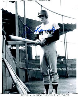 AUTOGRAPHED JOHN KENNEDY 8X10  Boston Red Sox photo