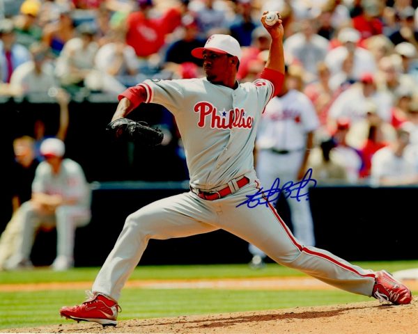 AUTOGRAPHED ANTONIO BASTARDO 8x10 Philadelphia Phillies Photo