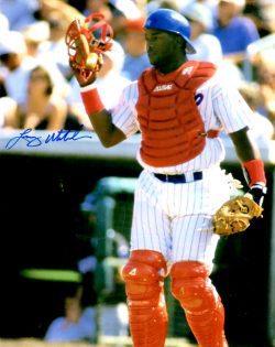AUTOGRAPHED LENNY WEBSTER 8X10 Montreal Expos Photo