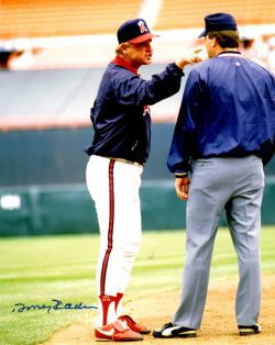 AUTOGRAPHED DOUG RADER 8X10 Angels Photo