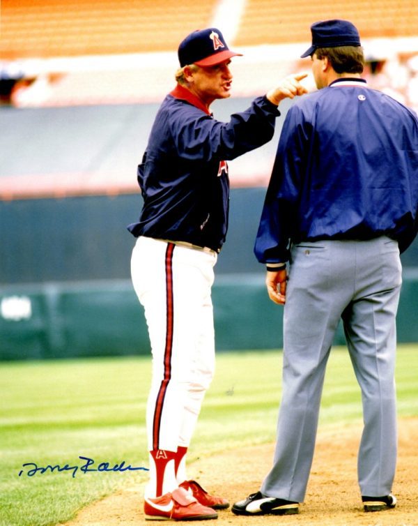 AUTOGRAPHED DOUG RADER 8X10 Angels Photo