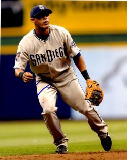 AUTOGRAPHED  photo EVERTH CABRERA SD Padres