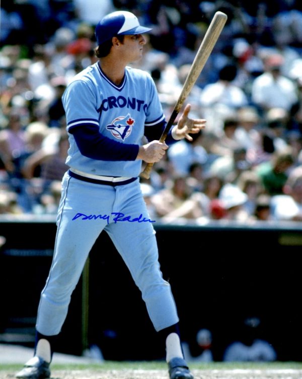 AUTOGRAPHED DOUG RADER  8X10 photo Toronto Blue Jays
