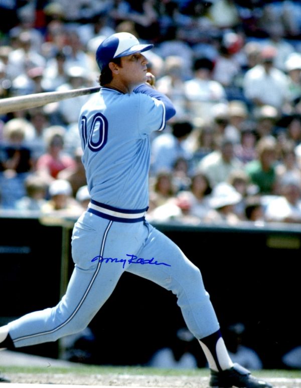 AUTOGRAPHED DOUG RADER  8X10 photo Toronto Blue Jays