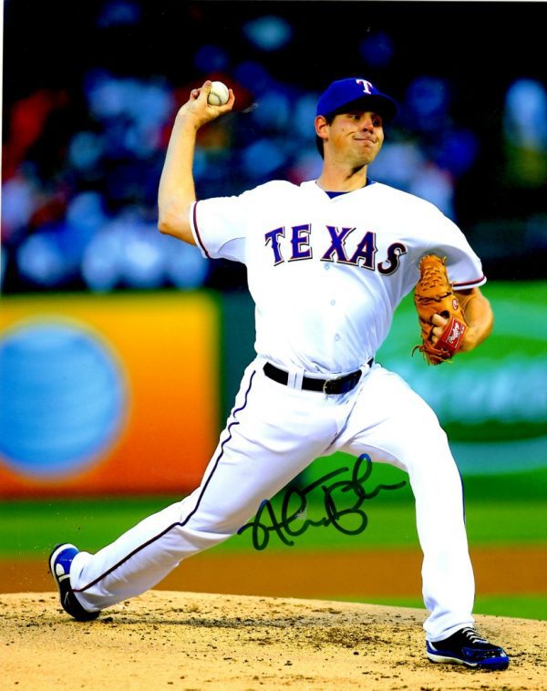 AUTOGRAPHED NICK TEPESCH 8X10 Texas Rangers Photo