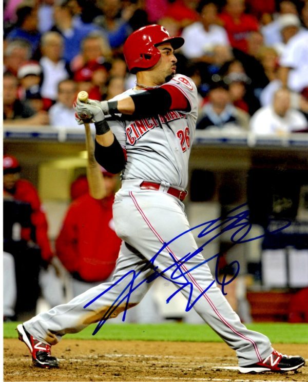 AUTOGRAPHED XAVIER PAUL 8X10 photo  Cincinnati Reds
