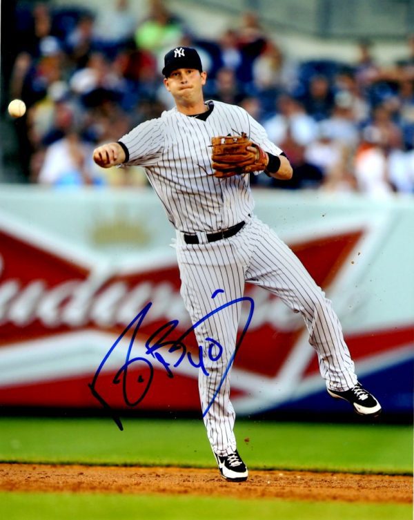 AUTOGRAPHED REID BRIGNAC 8X10 NEW YORK YANKEES photo