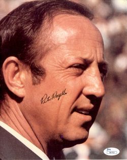 AUTOGRAPHED PETE ROZELLE 8X10 HOF photo JSA