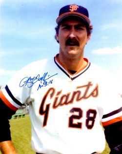 AUTOGRAPHED ANDY MCGAFFIGAN 8X10 San Francisco Giants Photo