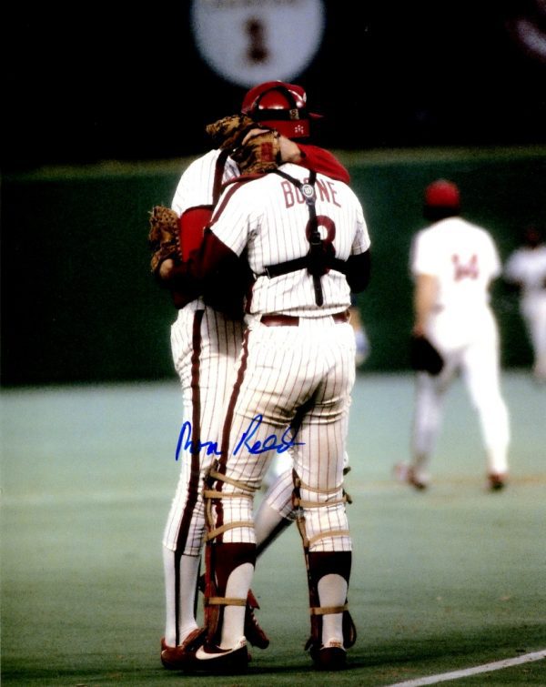 AUTOGRAPHED RON REED 8X10 Philadelphia Phillies Photo