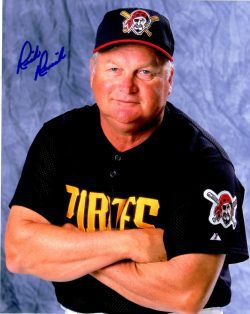 Autographed RICK RENICK 8X10 Photo Pittsburgh Pirates