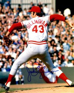 AUTOGRAPHED JACK BILLINGHAM 8X10 Cincinnati Reds photo