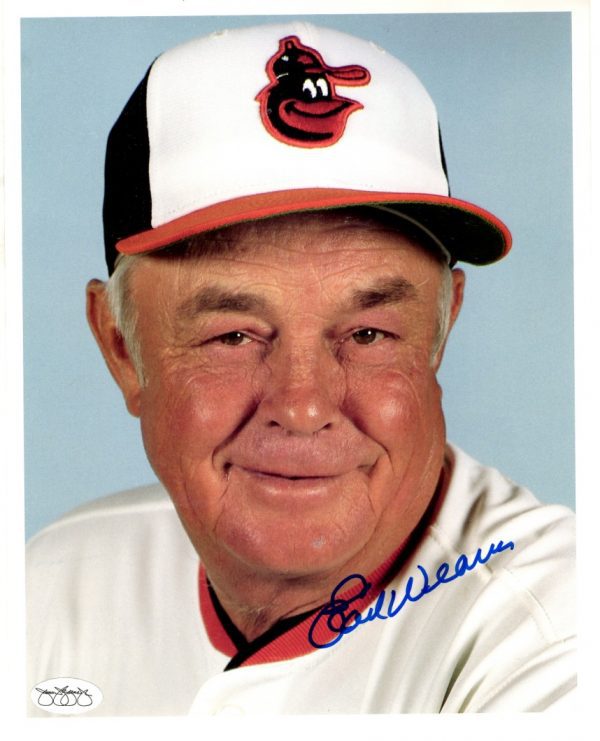 Autographed  EARL WEAVER 8x10  Baltimore Orioles - Photo
