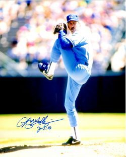 AUTOGRAPHED ANDY MCGAFFIGAN 8X10 photo KC Royals