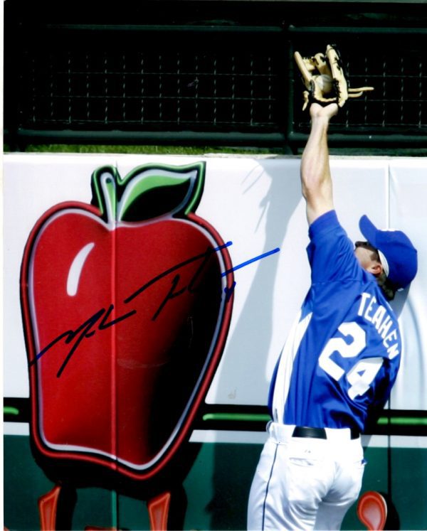 AUTOGRAPHED MARK TEAHEN 8X10 photo KC Royals