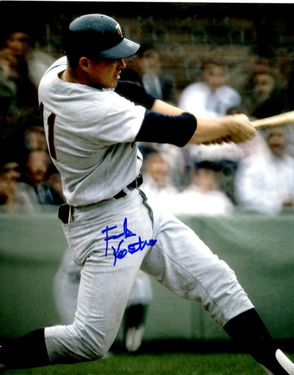 AUTOGRAPHED FRANK KOSTRO 8X10 Minnesota Twins photo
