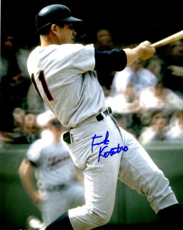 AUTOGRAPHED FRANK KOSTRO 8X10 Minnesota Twins photo