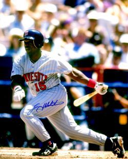 AUTOGRAPHED LENNY WEBSTER 8X10 Minnesota Twins photo