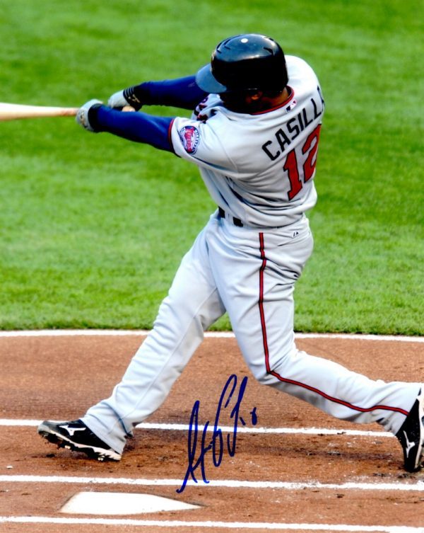 AUTOGRAPHED ALEXI CASILLA 8X10  Minnesota Twins photo