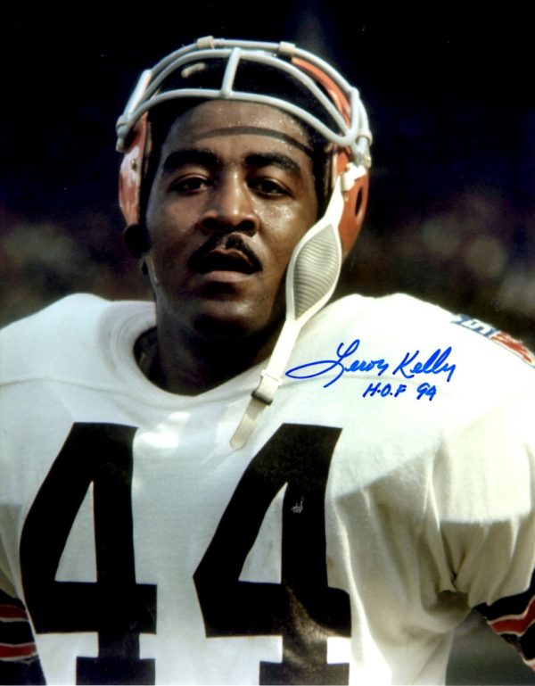 Autographed LEROY KELLY 8X10 Cleveland Browns Photo
